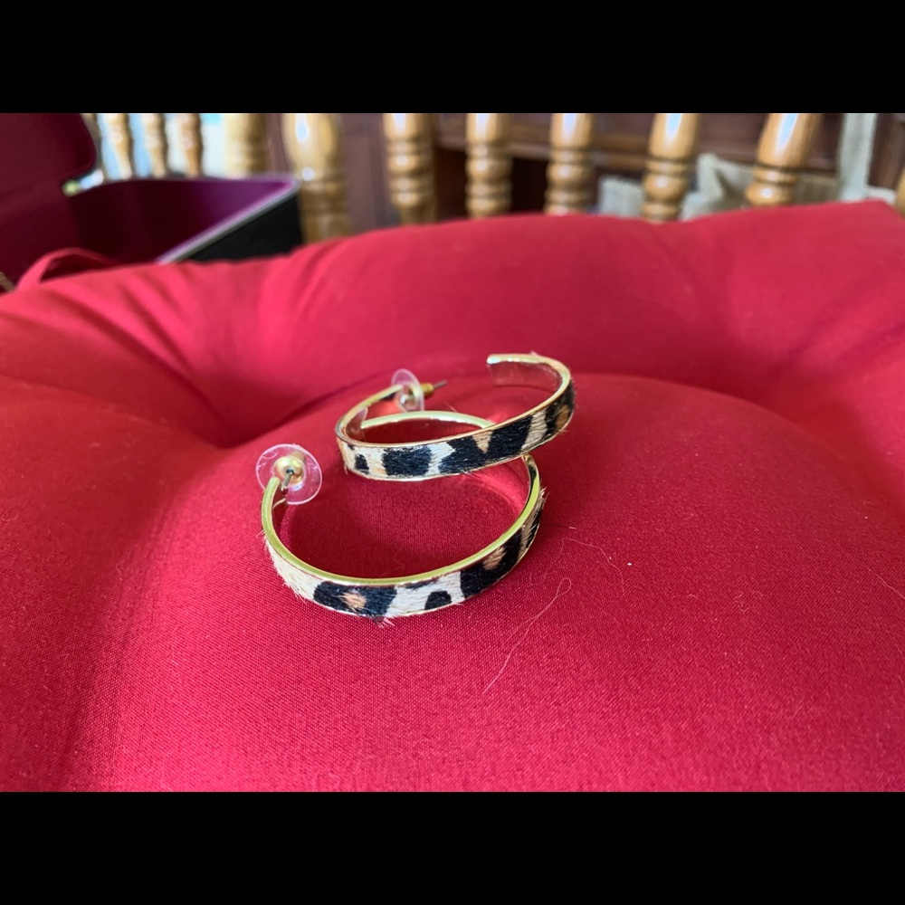 Chico’s Leopard print earrings